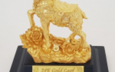 Tượng dê mạ vàng 24k - Video ý nghĩa về tượng dê mạ vàng trong phong thủy