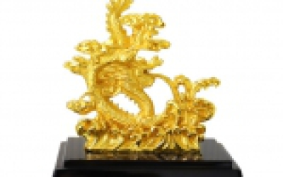 Tượng rồng mạ vàng 24k - Video ý nghĩa tượng rồn trong phong thủy