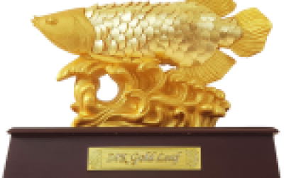 Ý nghĩa tượng cá rồng vàng 24k