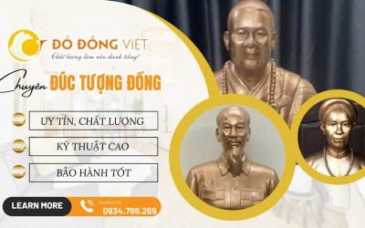 ĐÚC TƯỢNG CHÂN DUNG BẰNG ĐỒNG THEO YÊU CẦU - ĐẠT CHUẨN 90%