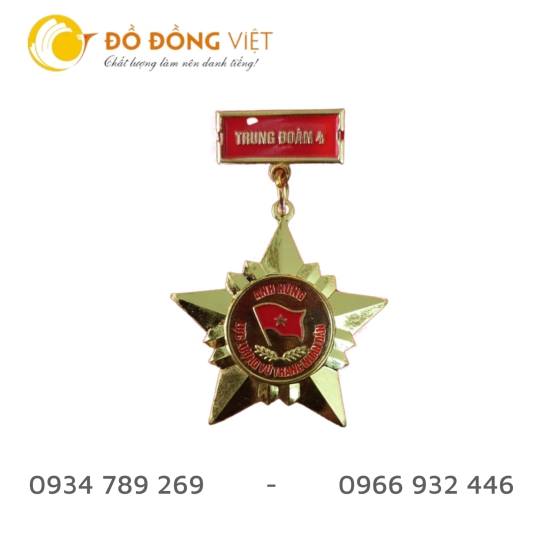 Đồ đồng Việt nhận làm kỷ niệm chương,  thiết kế huy hiệu, logo cài áo...