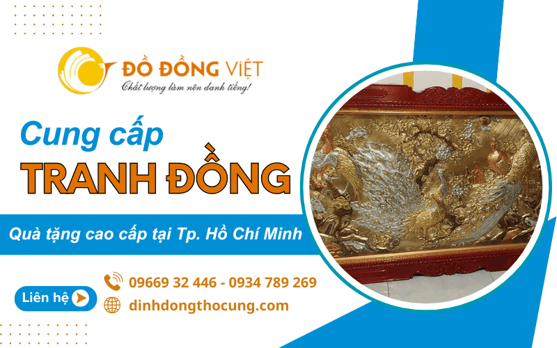 tranh đồng mỹ nghệ