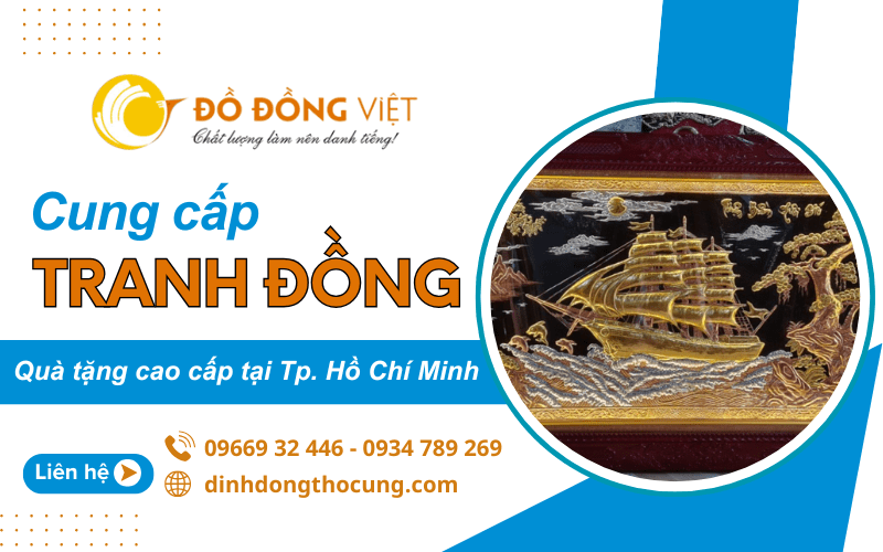 tranh đồng mỹ nghệ