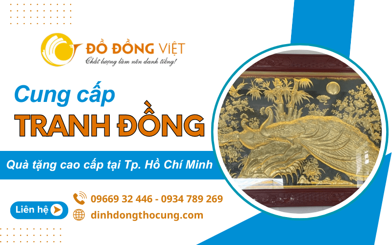 tranh đồng mỹ nghệ